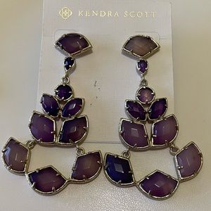 Kendra Scott vintage purple agate Daphneys 💜